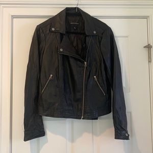 Faux leather jacket